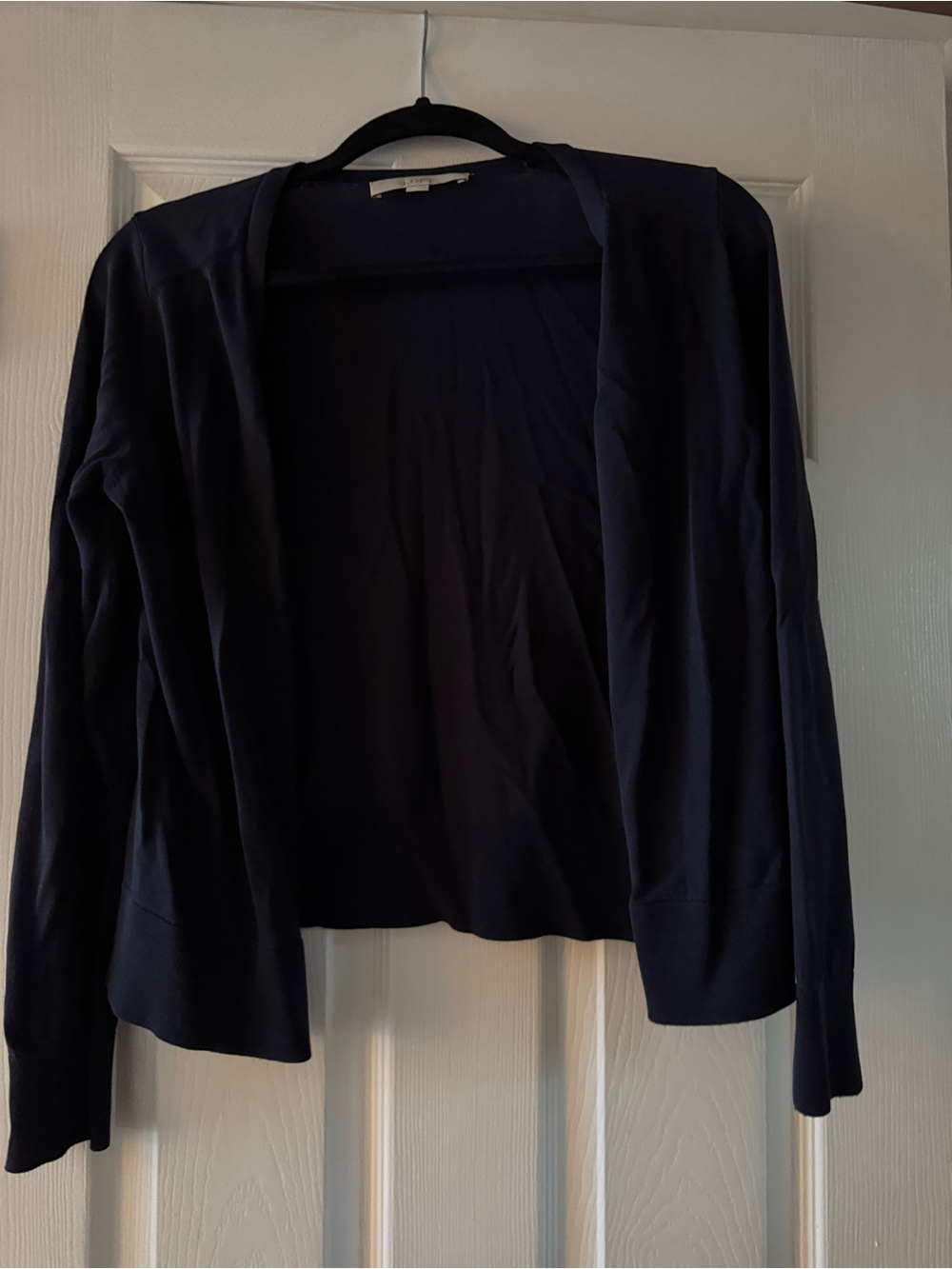 LOFT Black Knit Button Down Long Sleeve Cardigan Size Medium